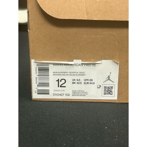 Jordan 1 Mid (W) Canvas Khaki / Size 10.5M(12W) / Brand New - Picture 11 of 11